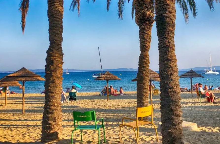 grande plage lavandou