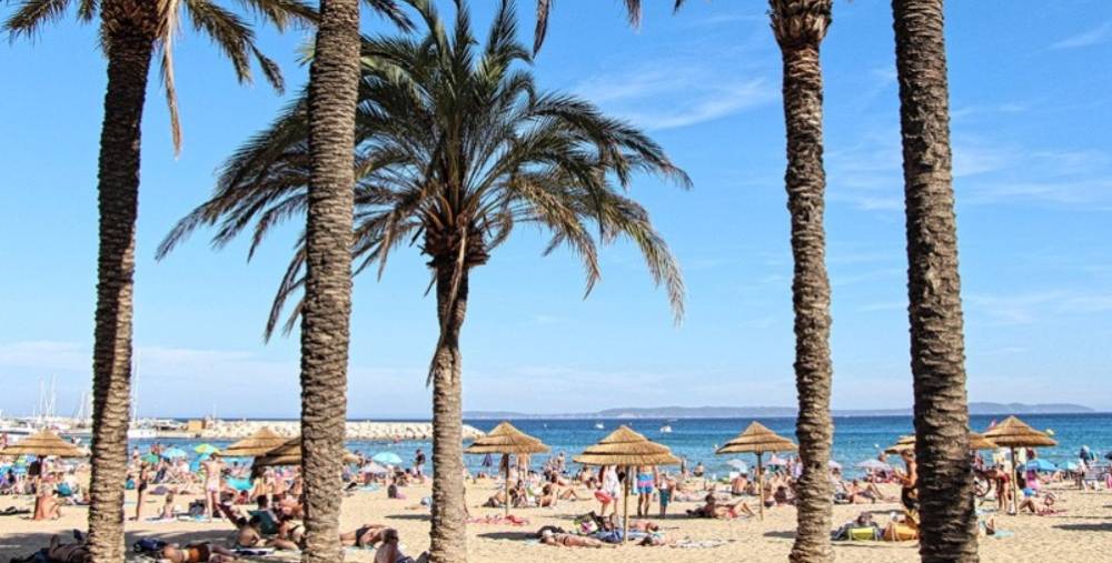 grande plage du Lavandou