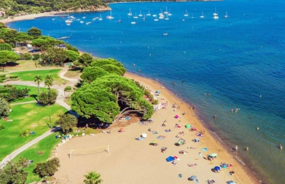 argentière plage vue aérienne